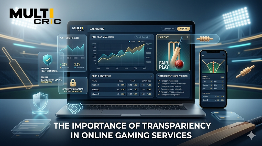 Transparency in online gaming services